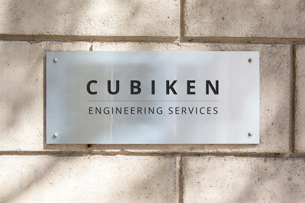 Cubiken Acrylic Address Signage in Chicago, IL