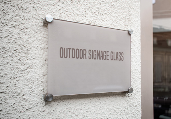 Outdoor Signage Glass for Business by Igna Signs & Graphics