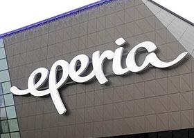 Eperia Exterior Signs for Building by Igna Sign & Graphics