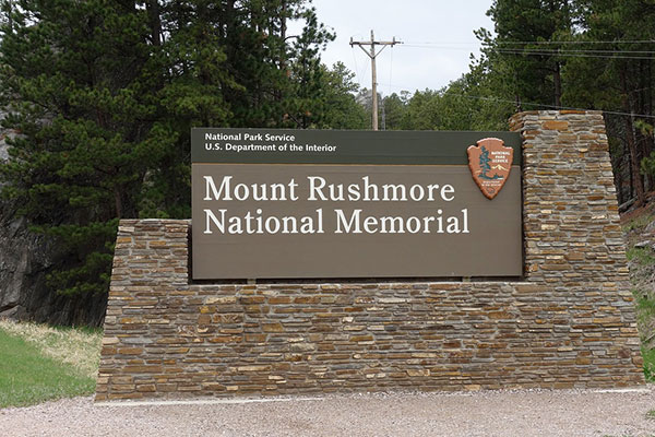 Mount Rush Monument Signs by Igna Signs & Graphics