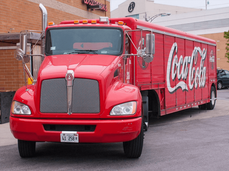 Coca Cola Truck Wrap for Branding in Chicago, IL