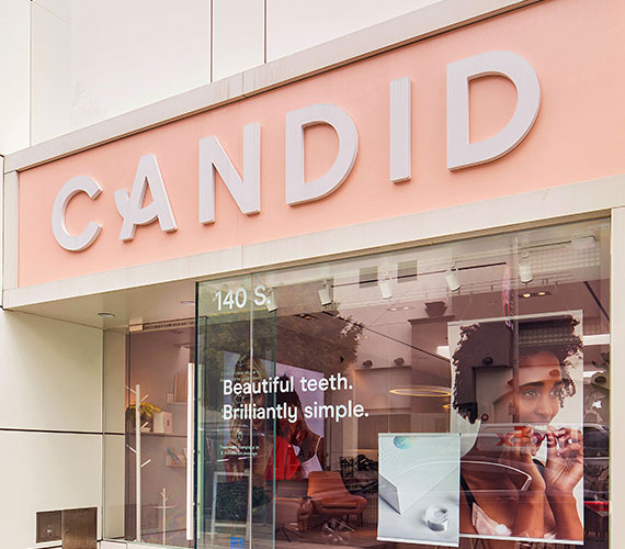 Candit Storefront Sign