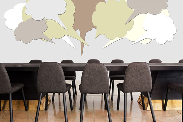 Clouds Wall Mural for Office Space in Chicago, IL