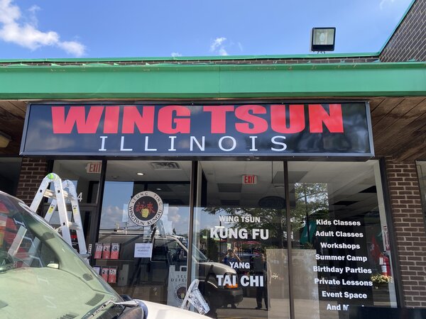 Wing Tsun Illinois Storefront Sign