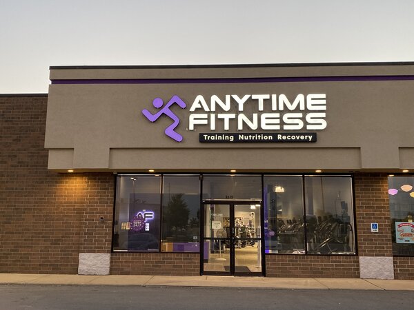 Commercial Building Sign Anytime Fitness